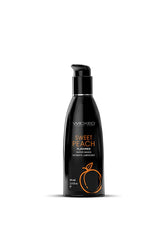 Wicked Sensual Care - Aqua Flavoured Lubricant - Sweet Peach - 2oz - Stag Shop
