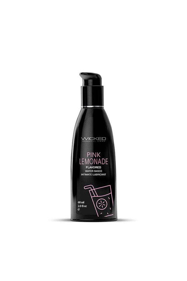 Wicked Sensual Care - Aqua Flavoured Lubricant - Pink Lemonade - 2oz - Stag Shop