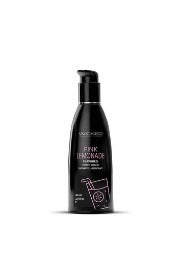 Wicked Sensual Care - Aqua Flavoured Lubricant - Pink Lemonade - 2oz - Stag Shop