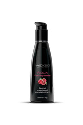 Wicked Sensual Care - Aqua Flavoured Lubricant - Pomegranate - 4oz - Stag Shop