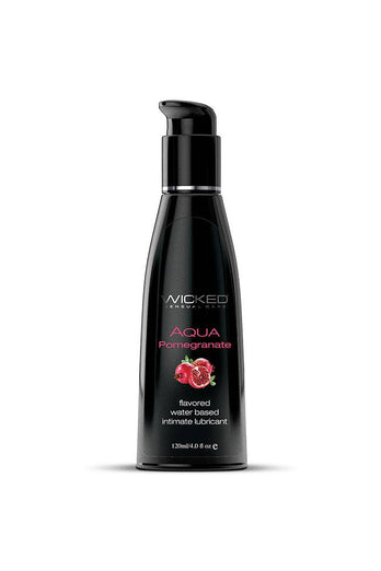 Wicked Sensual Care - Aqua Flavoured Lubricant - Pomegranate - 4oz - Stag Shop