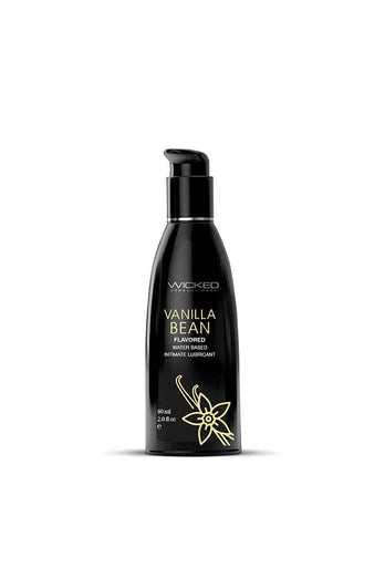 Wicked Sensual Care - Aqua Flavoured Lubricant - Vanilla Bean - 2oz - Stag Shop
