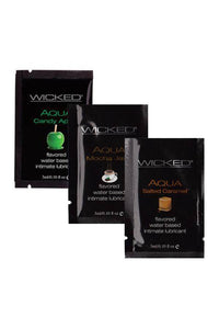 Thumbnail for Wicked Sensual Care - Aqua Flavoured Lubricant - 3ml Foil Packet - Stag Shop