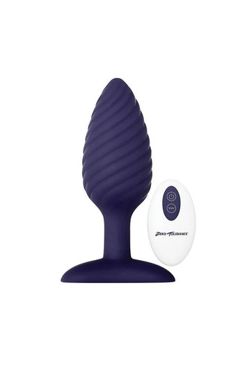 Zero Tolerance - Wicked Twister Vibrating Remote Butt Plug - Purple - Stag Shop