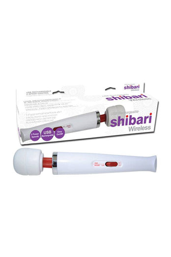 Shibari - Wireless Massage Wand - White - Stag Shop