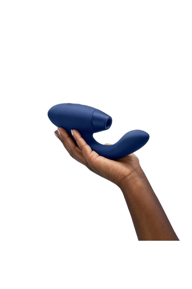 Womanizer - Duo Dual Stimulation Vibrator - Blueberry - Stag Shop