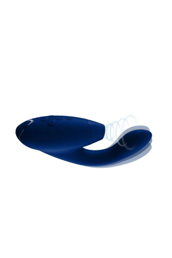 Womanizer - Duo Dual Stimulation Vibrator - Blueberry - Stag Shop