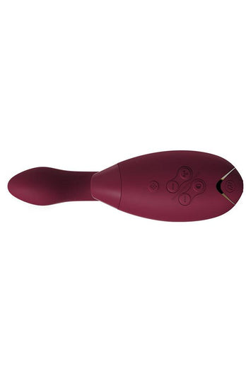Womanizer - Duo Dual Stimulation Vibrator - Bordeaux - Stag Shop