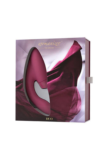 Womanizer - Duo Dual Stimulation Vibrator - Bordeaux - Stag Shop