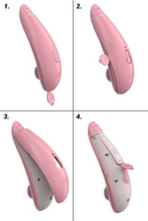 Womanizer - Premium Eco Bio-Based Clitoral Stimulator - Rose - Stag Shop