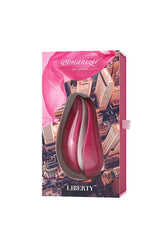 Womanizer - Liberty Travel Friendly Clitoral Stimulator - Red Wine - Stag Shop