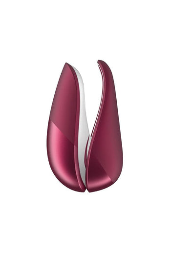 Womanizer - Liberty Travel Friendly Clitoral Stimulator - Red Wine - Stag Shop
