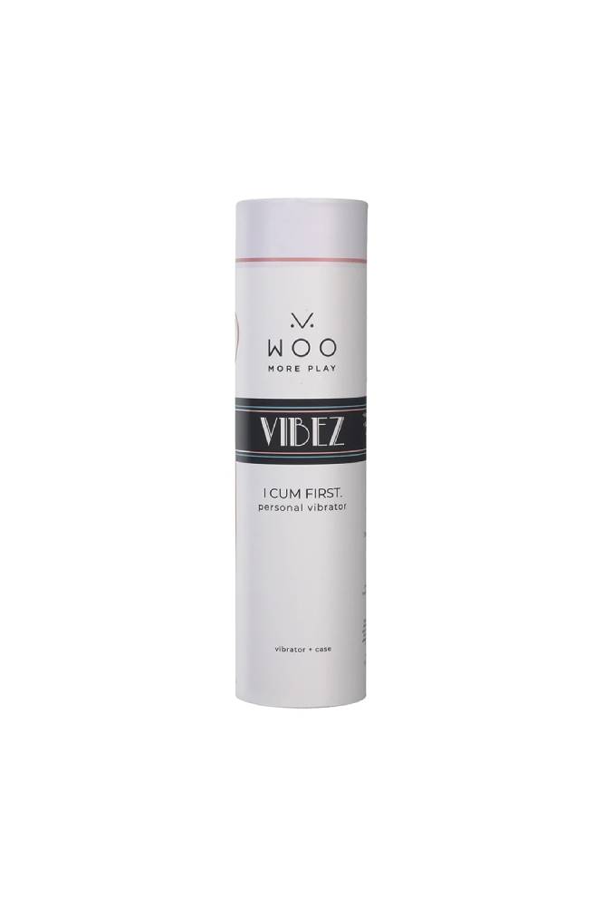 Doc Johnson - Woo More Play - Woo Vibrator - White / Rose Gold - Stag Shop