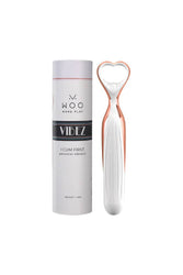 Doc Johnson - Woo More Play - Woo Vibrator - White / Rose Gold - Stag Shop