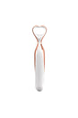 Doc Johnson - Woo More Play - Woo Vibrator - White / Rose Gold - Stag Shop