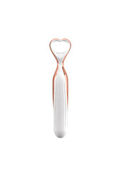 Doc Johnson - Woo More Play - Woo Vibrator - White / Rose Gold - Stag Shop