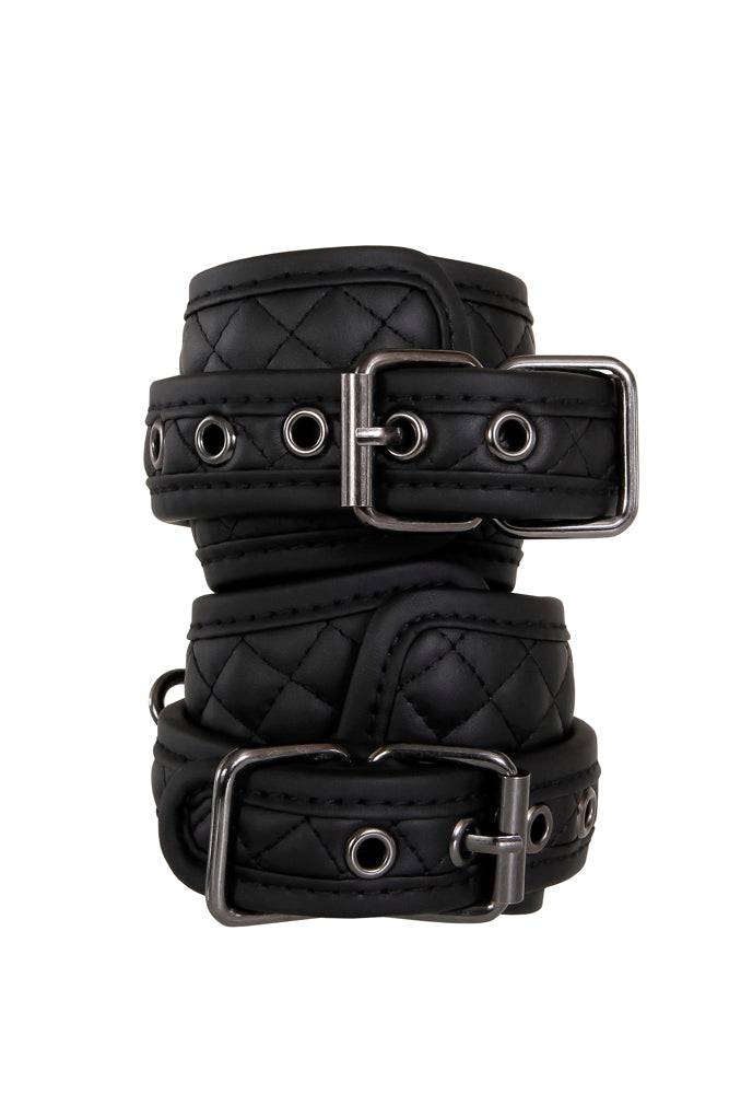 Adam & Eve - Eve's Fetish Dreams Wrist Cuffs - Black - Stag Shop