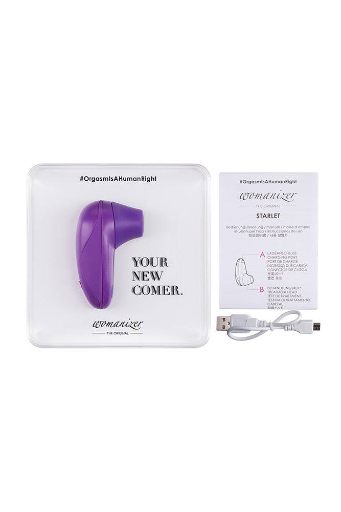 Womanizer -  Starlet Mini Clitoral Stimulator - Purple - Stag Shop