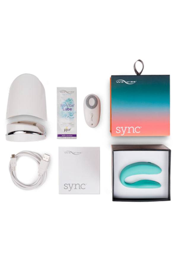 We-Vibe - Sync Adjustable Couples Vibrator - Aqua - Stag Shop