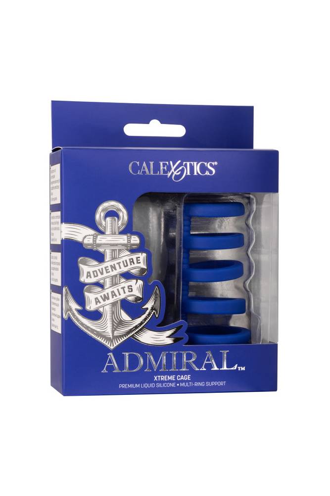 Cal Exotics - Admiral - Extreme Cock Cage - Blue - Stag Shop