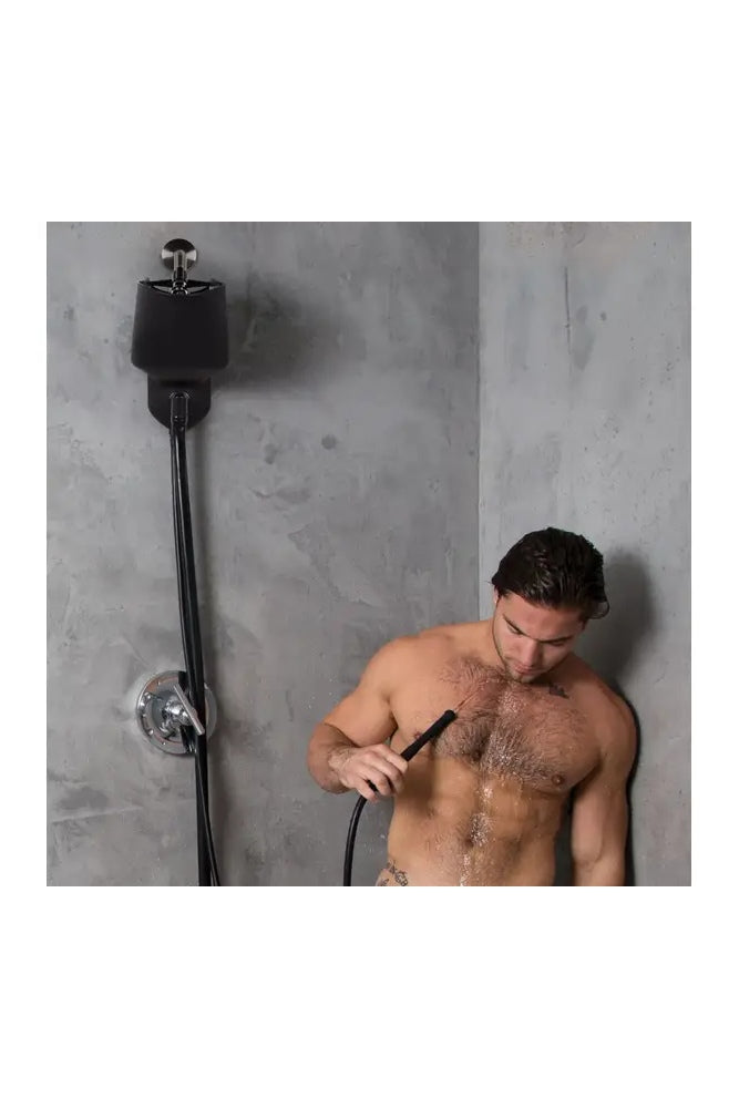 Perfect Fit - Ergoflo Pro Shower Douche - Black - Stag Shop