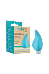 Blush Novelties - Gaia - Eco Caress Mini Vibrator - Teal - Stag Shop