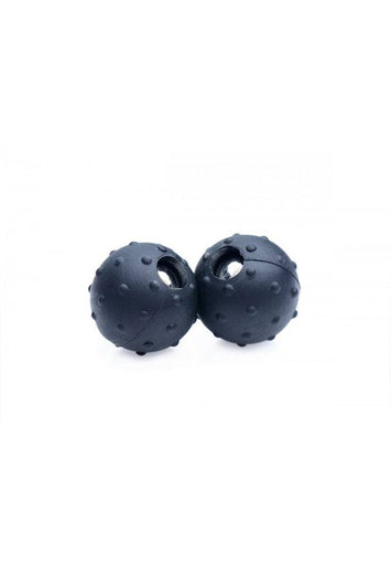 XR Brands - Master Series - Dragon's Orbs Nubbed Silicone Magnetic Balls - Stag Shop