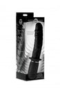 XR Brands - Master Series - Power Pounder Vibrating and Thrusting Silicone Dildo - Black - Stag Shop