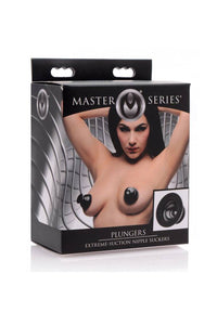 Thumbnail for XR Brands - Master Series - Plungers - Extreme Suction Silicone Nipple Suckers - Stag Shop
