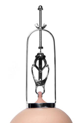 XR Brands - Master Series - Stainless Steel Clover - Clamp Nipple Stretcher - Stag Shop