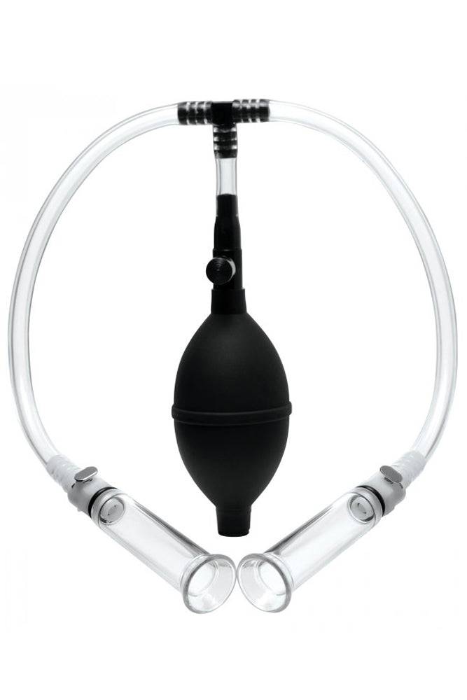 XR Brands - Size Matters - Nipple Pumping System with Detachable Cylinders - Stag Shop