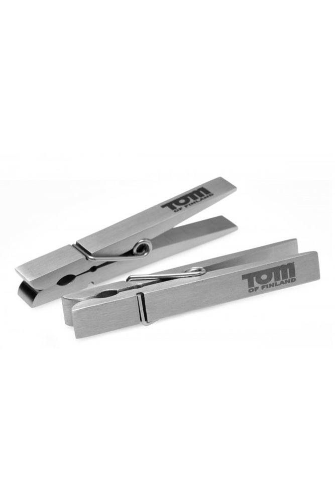 XR Brands - Tom of Finland - Bro's Pin - Stainless Steel Nipple Clamps - Stag Shop