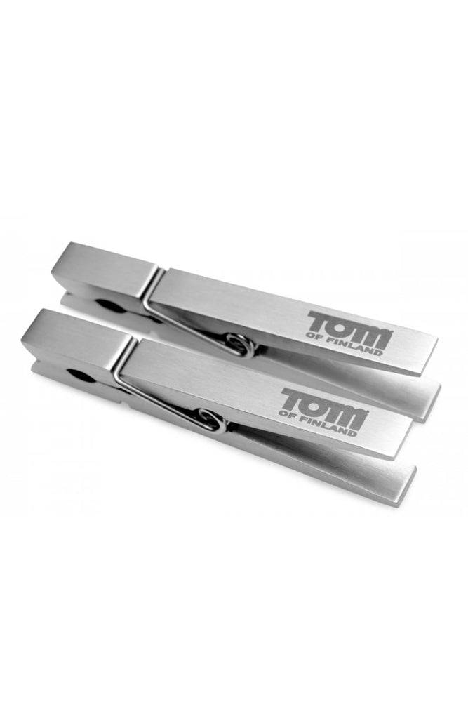 XR Brands - Tom of Finland - Bro's Pin - Stainless Steel Nipple Clamps - Stag Shop