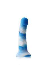 NS Novelties - Colours - 6 Inch Pleasures Yum Yum Dildo - Blue - Stag Shop