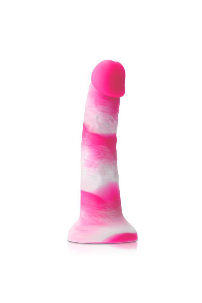 NS Novelties - Colours - 7 Inch Pleasures Yum Yum Dildo - Pink - Stag Shop
