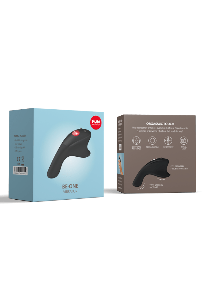Fun Factory - Be-One Finger Vibrator - Black - Stag Shop