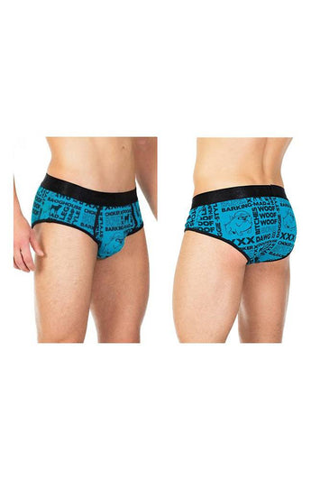 Coquette - Z5207 - Mad Dog Brief - Blue - Stag Shop
