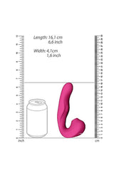 Shots Toys - VIVE - Zaki Air Wave, Pulse Wave & G-Spot Vibrator - Pink - Stag Shop