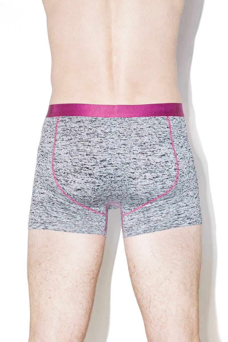 Coquette - Men's Boxer Brief - Grey/Purple - Stag Shop
