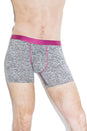 Coquette - Men's Boxer Brief - Grey/Purple - Stag Shop