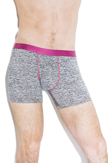 Coquette - Men's Boxer Brief - Grey/Purple - Stag Shop
