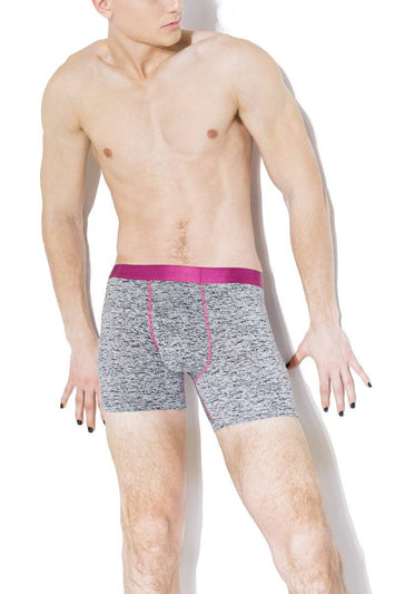 Coquette - Men's Boxer Brief - Grey/Purple - Stag Shop