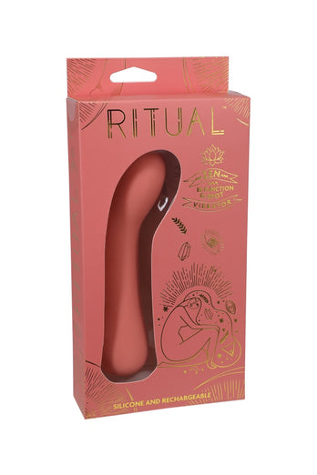 Doc Johnson - Ritual - Zen G-Spot Vibrator - Coral - Stag Shop