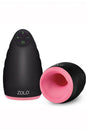 Zolo - Warming Dome Rechargeable Vibrating & Heating Male Stimulator - Black - Stag Shop
