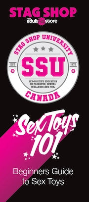 Stag Shop University Sex Toys For Beginners Class Cover